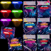 36 Pack Valentine's Day Cards with Glow-in-the-Dark Rings