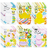 36-Pack Easter Mix & Match Make-a-Face Animal Stickers