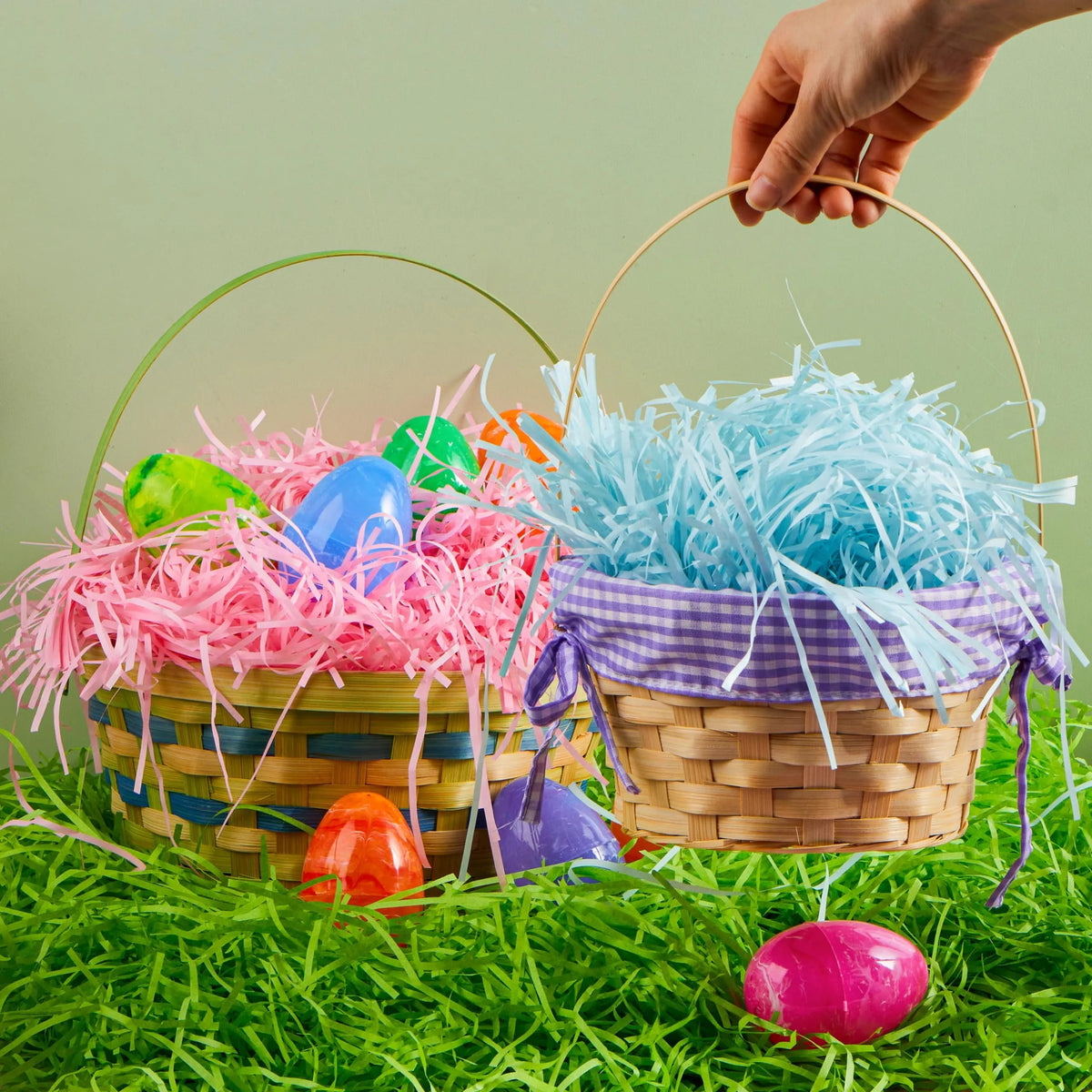 36oz (1000g) Multicolor Rainbow Easter Grass - Recyclable Paper Shred in Pastel Colors