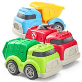 3 Pack Toddler Trucks with Garbage Truck