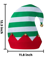 Classic Elf Hats (3-Pack, Unisex)