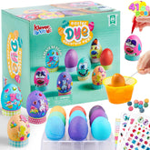 41-Piece Easter Egg Decorating DIY Kit with Dye Tablets and Stickers