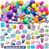 48-Pack Assorted Prefilled Easter Eggs (2.4 Inches)