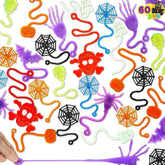 60 Pack Halloween Stretchy Sticky Toys for Kids Party Favors