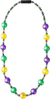 JOYIN 41-Inch LED Mardi Gras Jumbo Bead Necklaces