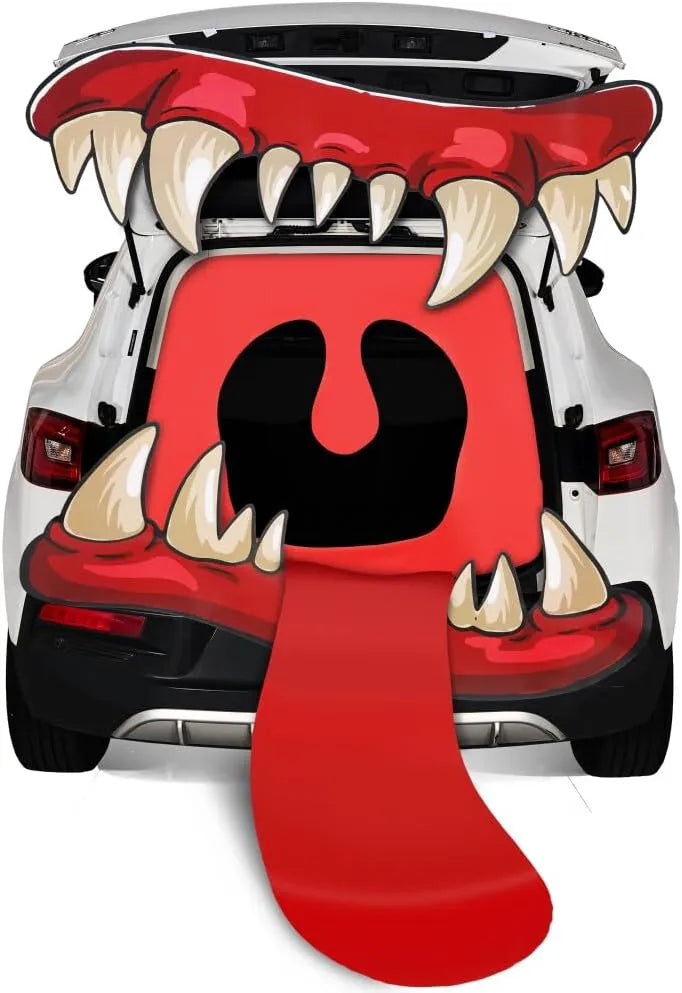 Big Mouth Monster Halloween Trunk or Treat Car Decorations Kit