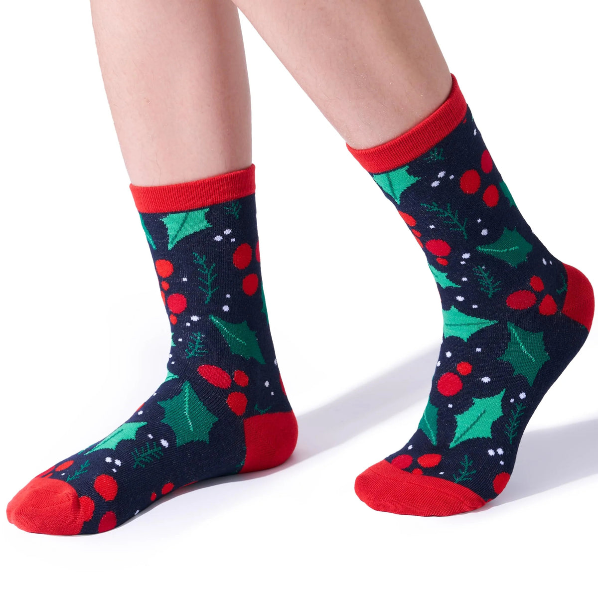 6-Pack Winter Christmas Socks for Men and Women – Warm, Soft Novelty Crew Socks