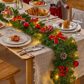 9-Foot Christmas Garland with Lights