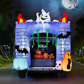 6ft Haunted Castle Trunk-or-Treat Halloween Inflatable