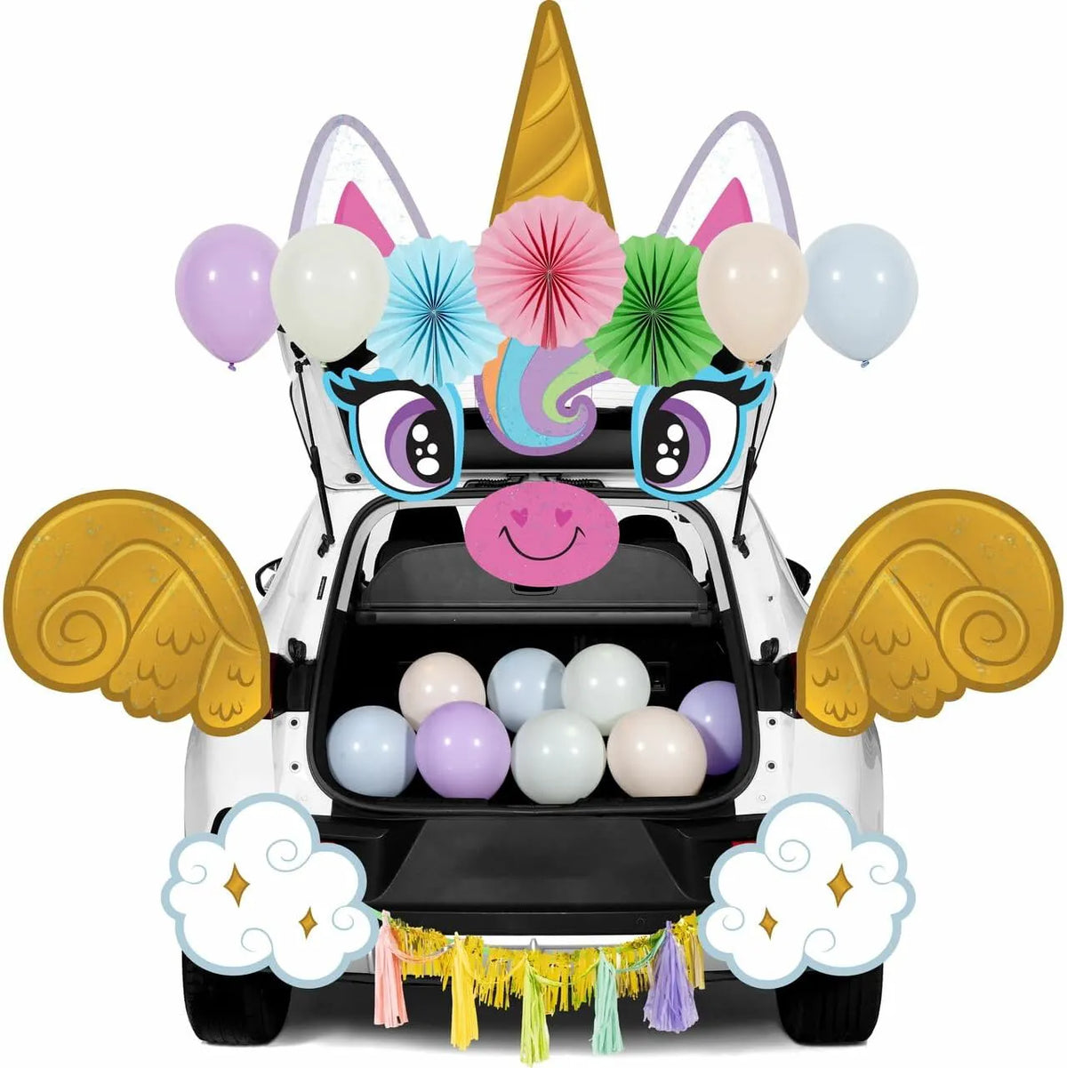 Unicorn Halloween Trunk or Treat Car Decoration Kit