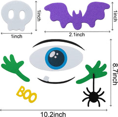 15 Pack Foam Pumpkin Stickers