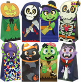 Halloween Die-Cut Flip Over Gift Bags (24 Pack)