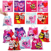 72-Piece Valentine's Day Drawstring Candy Bags