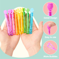 72-Pack Easter Mini Bubble Wands - 8 Assorted Colors, 9 Styles