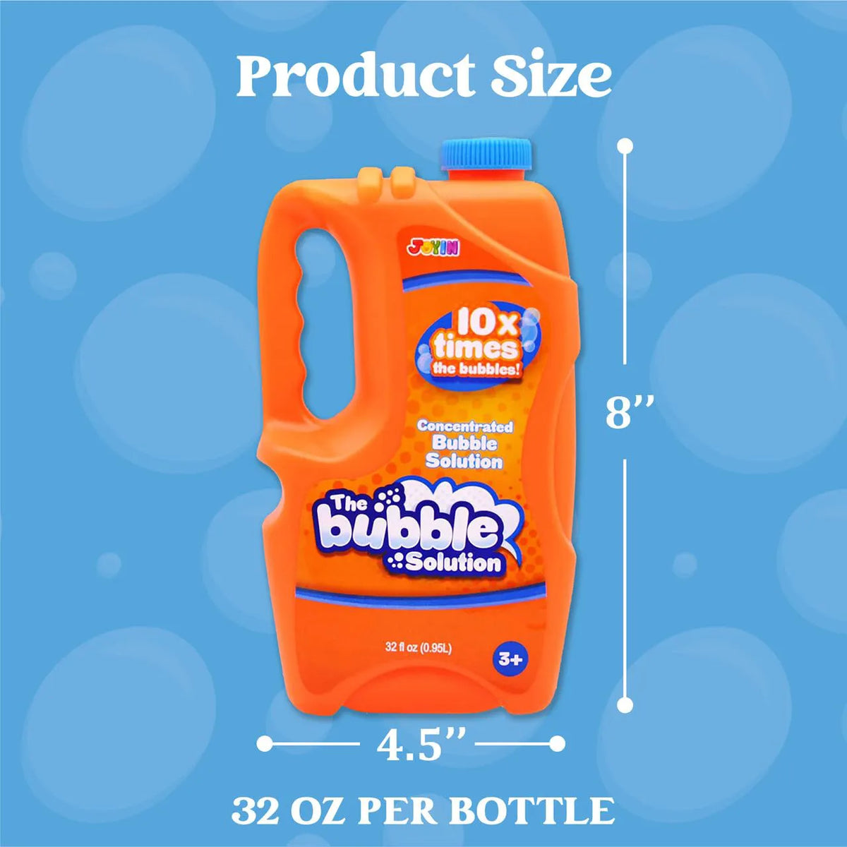 JOYIN 32 oz Bubble Solution Refill (Makes Up to 2.5 Gallons) - Big Bubble Solution