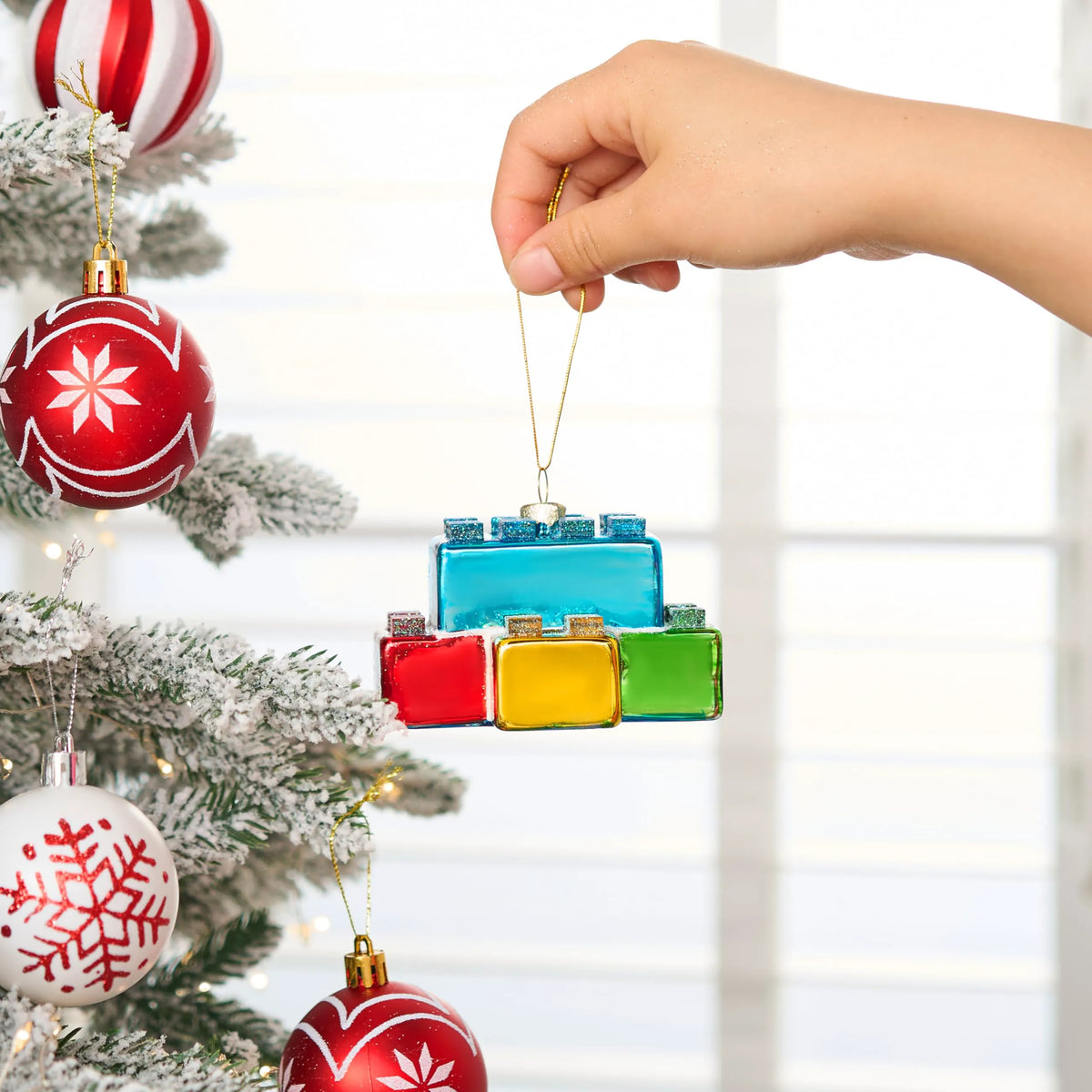 Christmas Ornament Building Blocks