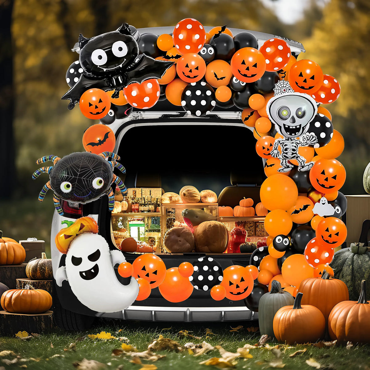 Halloween Trunk or Treat Car Decorations Kit for SUV