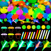 80 Glow-in-the-Dark Easter Eggs with Toys for Kids - Egg Hunt, Party Favors & Class Prizes