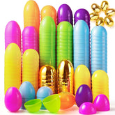 494 Plastic Easter Eggs with 6 Golden Eggs