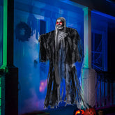 59-Inch Hanging Grim Reaper with Glowing Eyes and Creepy Sound