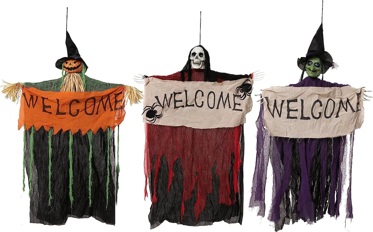 Hanging Decor with Welcome Banner