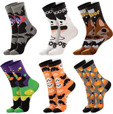 6-Pack Halloween Socks for Women