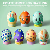 Klever Easter Egg Decorating DIY Kit with Dye Tablets and Gem Stickers