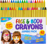 42-Piece Face and Body Paint Crayons