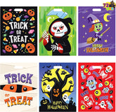 Halloween-Themed Plastic Candy Bags, 72 Count