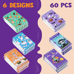 Halloween Spooky Notepad Set (60 Pack)