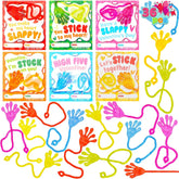 36 Packs Valentine's Day Sticky Hands with Cards