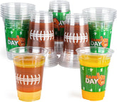 JOYIN 24-Pack Football Plastic Cups