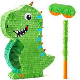 Dinosaur Pinata Set with Bat and Blindfold