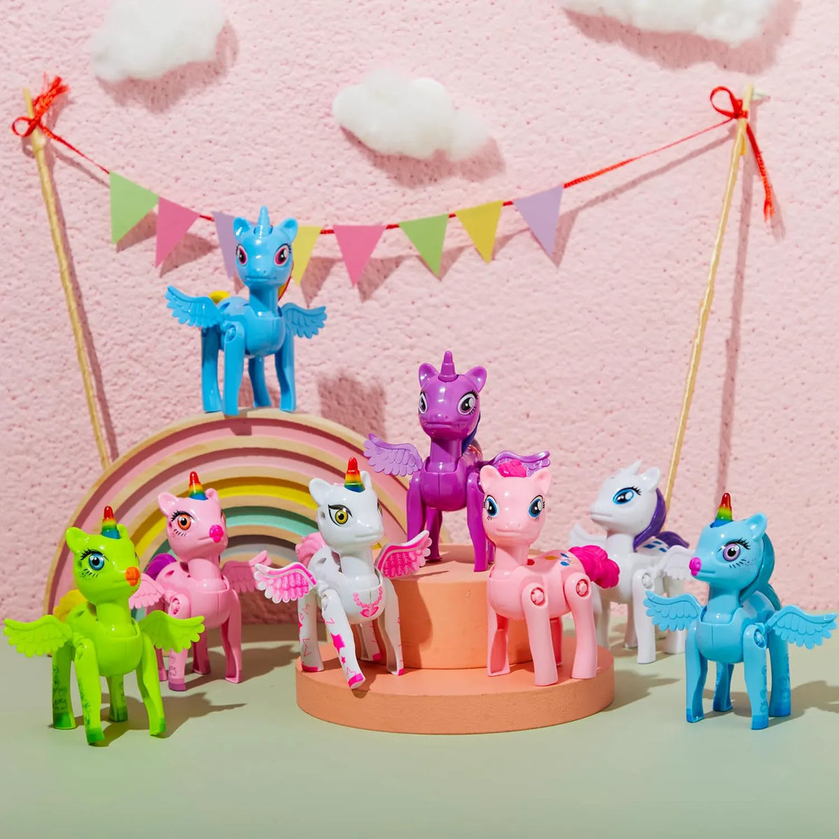 8 Unicorn Deformation Toy Easter Eggs for Kids Party & Hunt
