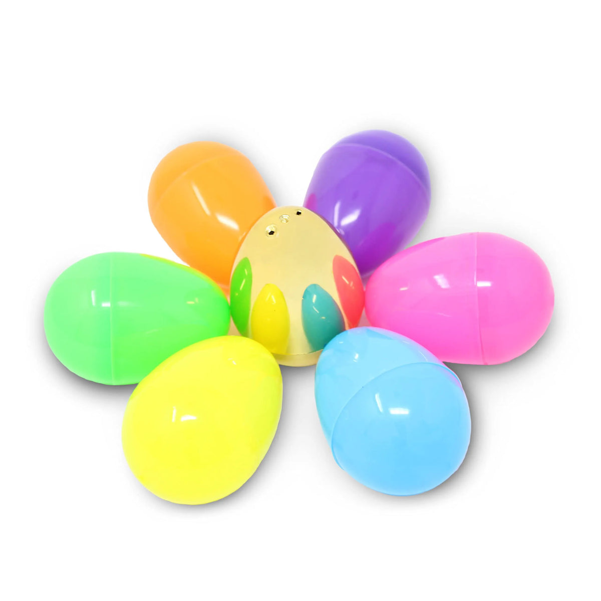 50 Pack Fillable Plastic Easter Eggs for Easter Egg Hunt