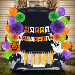 Trunk or Treat with Happy Halloween Theme