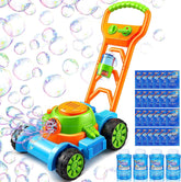 Sloosh Bubble Lawn Mower Toddler Toy, Blue