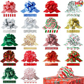 36-Pack Christmas Gift Wrap Ribbon Pull Bows