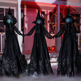 3-Pack 4.2 ft Halloween Witch Yard Decorations