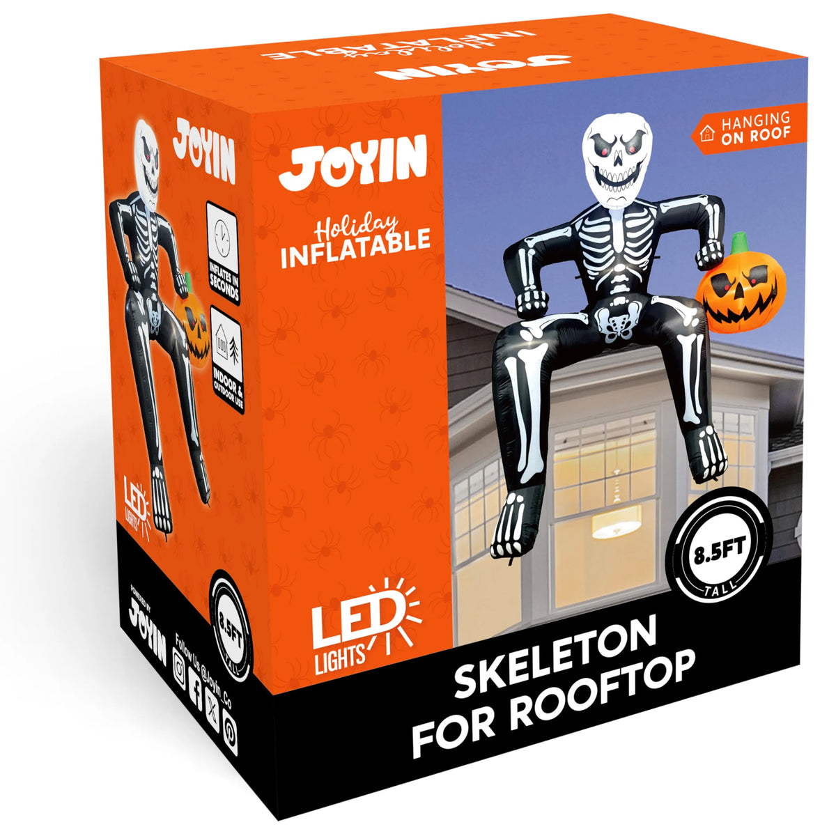 8.5ft Halloween Inflatable Skeleton Decoration