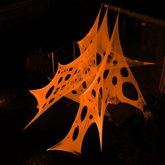 1000 sq ft Halloween Spider Web Decoration for Outdoor Use