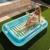 Inflatable Suntan in Blue and Green