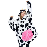 Cozy Sherpa Wearable Blanket Hoodie for Adults