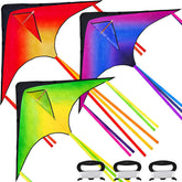 Big Delta Kite 3-Pack (Red, Green, Purple)