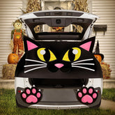 Black Cat Halloween Trunk-or-Treat Decor Kit