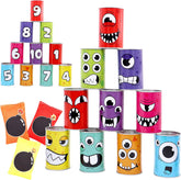 Carnival Bean Bag Toss Can Game Set - 13 Pieces