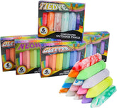 Chalks Assorted 3 Types (Neon, Glitter, Tie Dye), 36 PCS