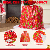 Oversized Christmas Gift Bag 56"x36" - Large Plastic Gift Wrapping Bag