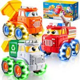 GlowRover Light-Up Monster Truck Toy Set for Toddlers