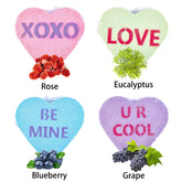 Valentine's Day Heart Shape Soap - 12 Pack Heart Soap Bath Bombs with Cards